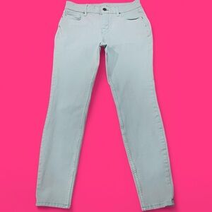 White House Black Market Sea Green Pastel The Skinny Ankle High-Rise Jeans 2